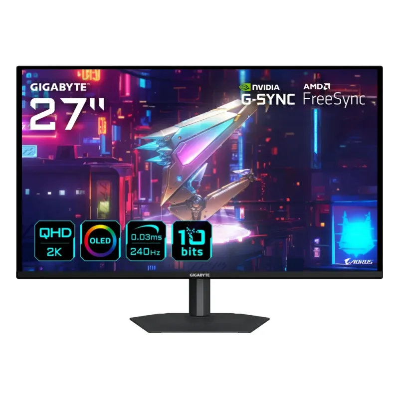 GIGABYTE GO27Q24A 27" QD-OLED 2K 240 Hz Oyuncu Monitörü